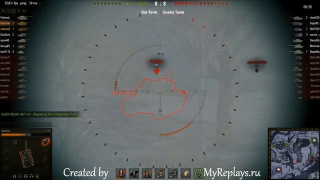 WOT: Arctic Region - E-50 - 8 frags - смотреть онлайн
