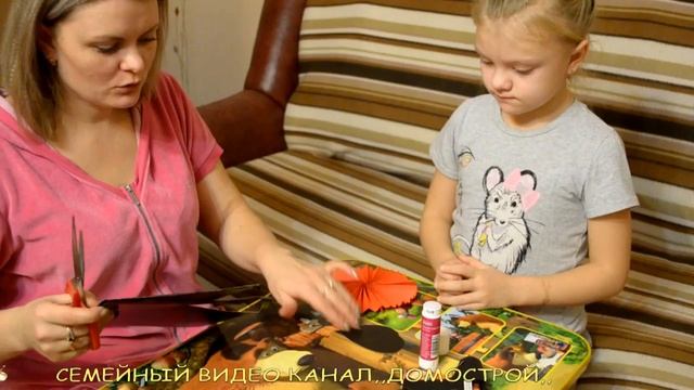 Делаем птиц снегирей из бумаги. смотреть онлайн