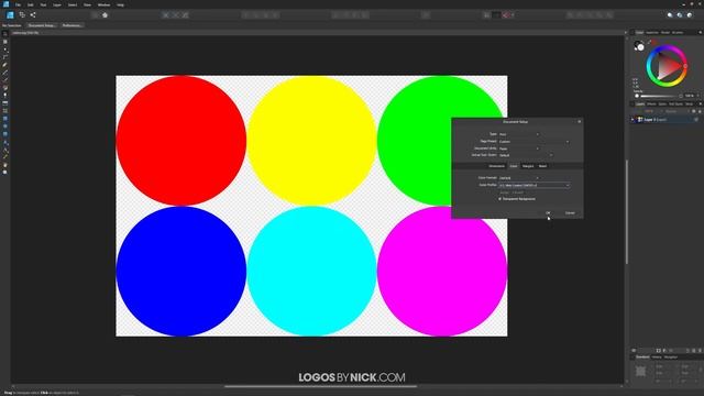 Convert RGB To CMYK With Affinity Designer
