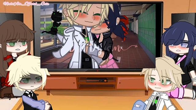 || MLB REACT TO MARINETTE AND ADRIEN VIDEO || Season 1 Part 16 || Ladybug and Catnoir || смотреть онлайн