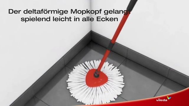 Vileda EasyWring & Clean Electro Bodenwischer Set Mit Elektrischer Powerschleuder