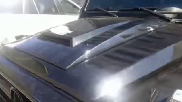 Накладка на капот для Mercedes Benz W463 Gelendwagen в стиле Brabus