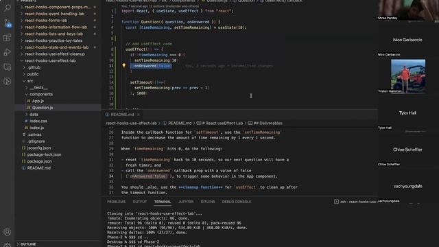React UseEffect Lab смотреть онлайн