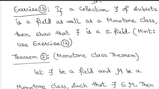 Lecture 05: Limits of sequences of sets and Monotone classes смотреть онлайн