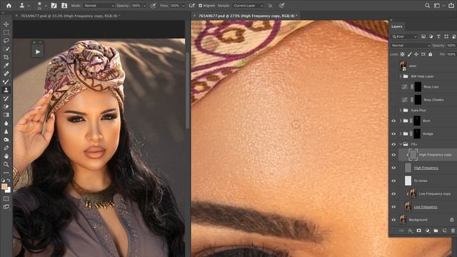 Speed Portrait Retouch and Color Grade - ( Photoshop Tutorial ) смотреть онлайн