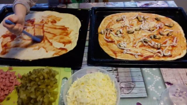 ПИЦЦА С МОРЕПРОДУКТАМИ " незабываемый вкус" смотреть онлайн