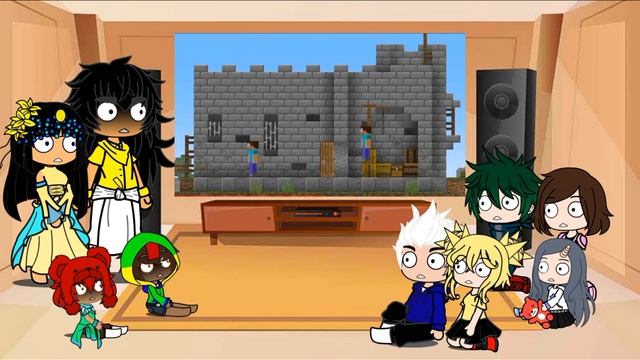 MHA & BRAWL STARS [monster school] react to gacha смотреть онлайн