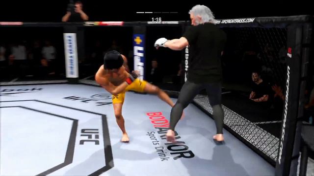Bruce Lee vs. Kevin Nash - EA Sports UFC 4 смотреть онлайн
