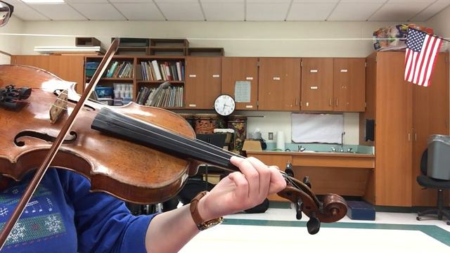 D Major Scale- Violin смотреть онлайн