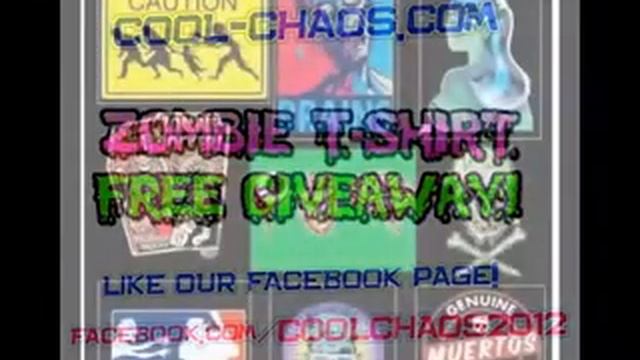 Free T-Shirt Giveaway from COOL-CHAOS Win a Zombie T-Shirt Contest from www.cool-chaos.com смотреть онлайн