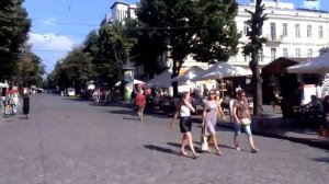 Прогулки по Одессе. Дерибасовская улица. Walking around Odessa. Deribasovskaya street.