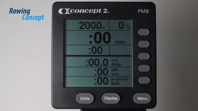 Concept 2 PM5 ovládání смотреть онлайн