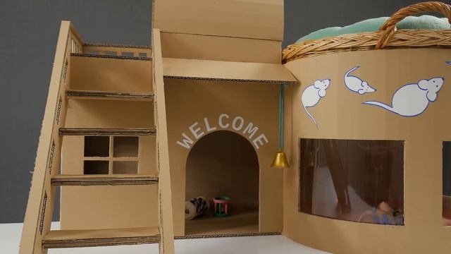 How to make Amazing Kitten Cat Pet House from Cardboard смотреть онлайн