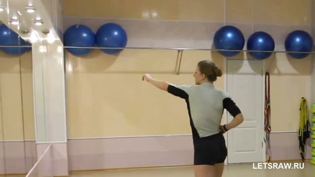 Общая спортивная разминка c мастером спорта по биатлону.|Let's Raw смотреть онлайн