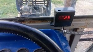 МиниТрактор ДФ-244. Электронный тахометр с датчиком холла