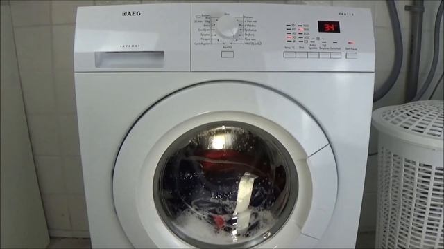 AEG Lavamat Protex L72475FL Delicates 30 Degrees Program Washing Machine, Delicat Test Example #232