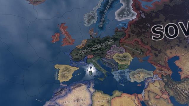 HOI4 Fuhrerreich Timelapse - The European Front 1936 - 1945 смотреть онлайн