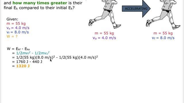 Example of the Work-Energy Theorem смотреть онлайн