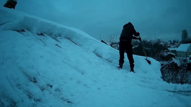 На крыше дома моего - снег, Артём и я :-) Семья не деревне смотреть онлайн