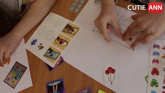 #CutieCraft | Рисуем с подружкой картину наклейками | Handmade смотреть онлайн