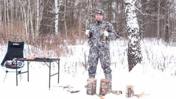 Обзор и тест Топоров Ремингтон. Universal Axe. Hiking Axe. Топор-колун Remington Carpenter Axe