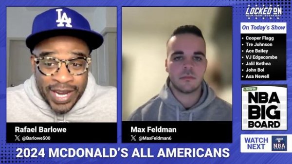 Cooper Flagg & Ace Bailey Headline 2024 McDonald's All-American Game Rosters