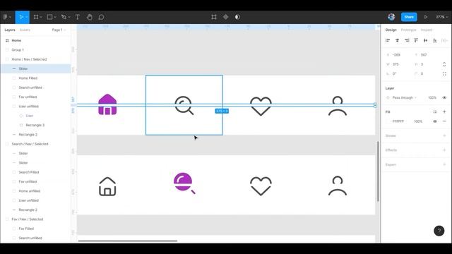 Navigation Bar Animation | Figma Variants | Mobile UI/UX | Simple ArtBoard смотреть онлайн