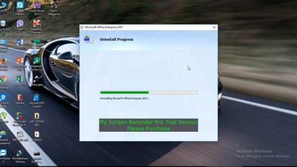 How to uninstall Microsoft Office 2007 from windows 10