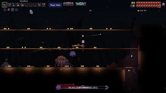Calamity Mod Death Mode Hive Mind Boss Fight (Terraria 1.4.4.9) смотреть онлайн