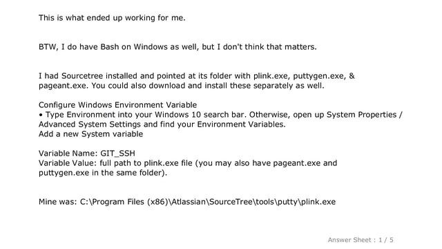 Git Bash and Pageant are not using keys смотреть онлайн