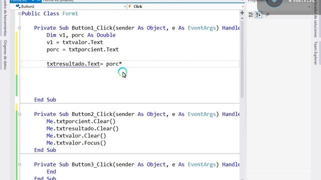 Visual Basic. como calcular porcentaje? смотреть онлайн