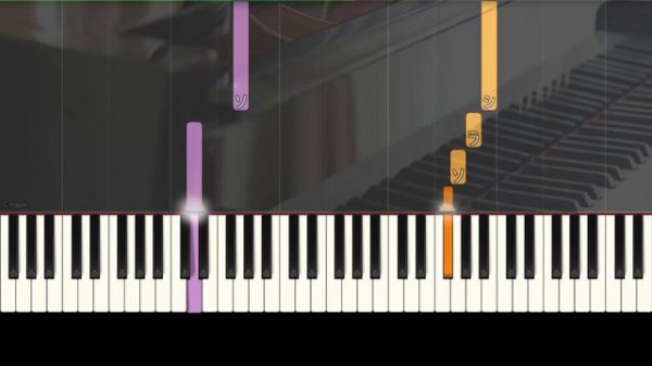 ピアノ 簡単 初心者【人生のメリーゴーランド】黒鍵少なめ ハウルの動く城 もっと簡単に 誰でも弾ける  Piano Tutorial Easy beginner