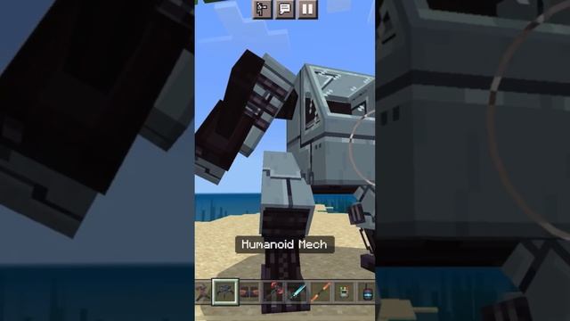 Космические оружия и роботы в Майнкрафт ПЕ (Бедрок). Моды для Minecraft PE (Bedrock) на телефон