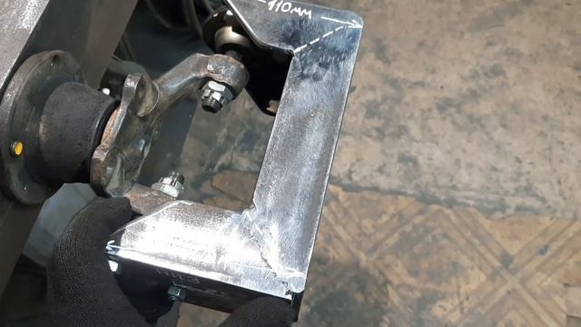 Узел перелома на самодельный минитрактор. Размеры заготовок. смотреть онлайн
