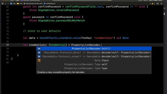 Signup and login application using user defaults | Covering all the basics of iOS app development. смотреть онлайн