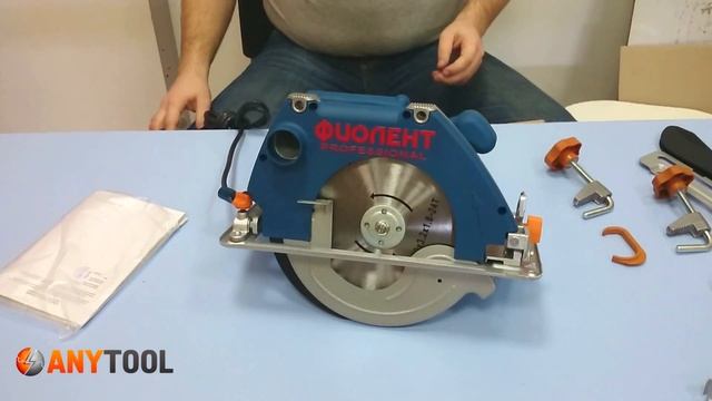 Дисковая пила Фиолент ПД7-75 стационарная смотреть онлайн