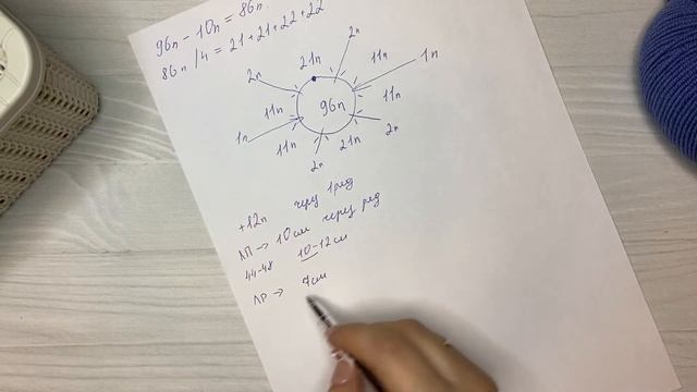 МАНИШКА СПИЦАМИ / Манишка женская / Манишка на любой размер/ Манишка регланом / Круглая манишка