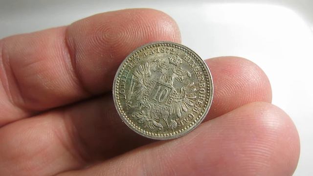 Austria 10 Kreuzer 1872 Silver Franc Joseph смотреть онлайн