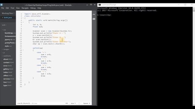 Calculator using java by Learn Code смотреть онлайн
