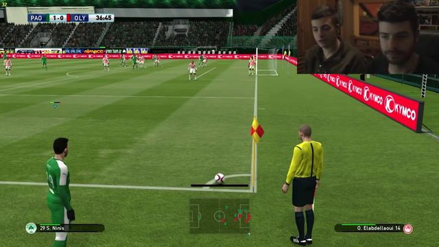 Παναθηναϊκός - Ολυμπιακός | PES 2015 ProGamerZ GREEK Ultimate Patch смотреть онлайн