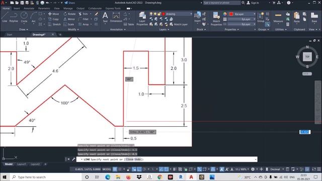 Autocad Tutorial 2022-26.Practice EX 1 смотреть онлайн