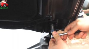 Установка упоров капота (амортизаторов) на Chery Tiggo 4 (www.upora net)