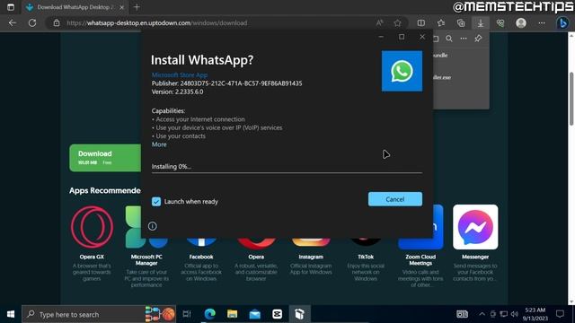 How To Install WhatsApp Without Microsoft Store (Windows 10/11 Tutorial)