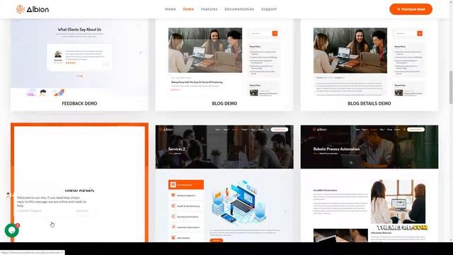 Albion - Machine Learning and AI WordPress Theme data analysis machine learning Easy Create Website смотреть онлайн