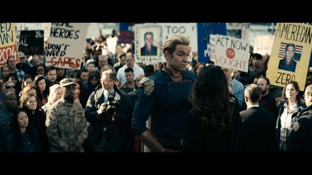 Homelander lasers innocent people (HD) - The Boys 2x05 смотреть онлайн