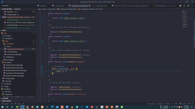 Create Post Category (Part 5) - Laravel Blog Development Bangla Tutorial смотреть онлайн