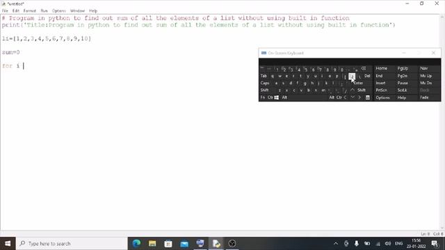 How to work in python IDLE|list|1st program|without using built in function|(HINDI) смотреть онлайн