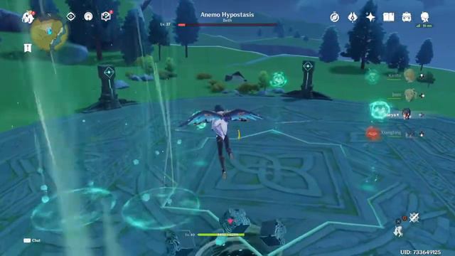 Genshin Impact eloctro cube and anemo смотреть онлайн