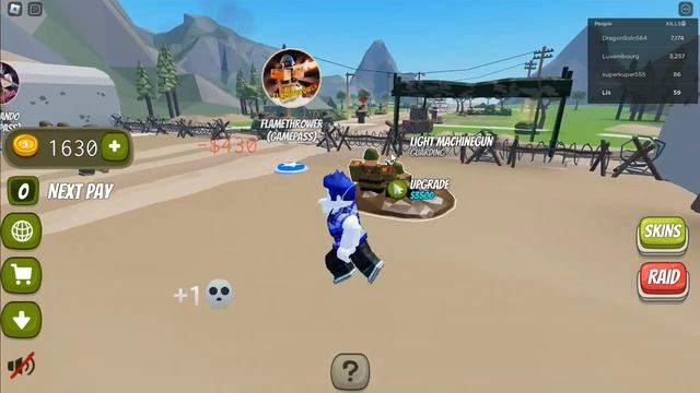 ОТБИВАЮ АТАКИ НА ВОЕННУЮ БАЗУ В ТАЙКОН ПОЛЕ БИТВЫ | Battlefield Tycoon ? ROBLOX смотреть онлайн