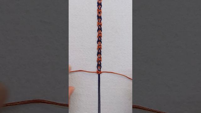 #short Браслет с чередующимся квадратным узлом #браслет ручной работы #сделай сам #домашний стиль смотреть онлайн